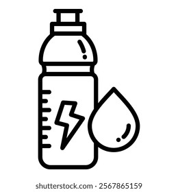 Sports Drink Icon Element For Design