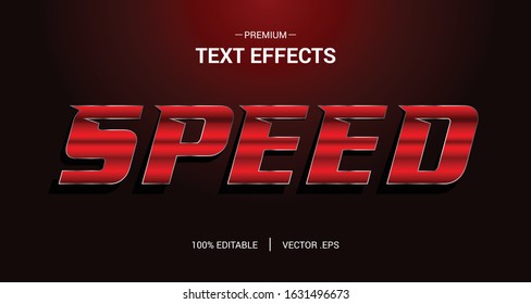 Sports editable text effect, Abstract digital technology modern alphabet fonts, Speed automotive racing sports text 