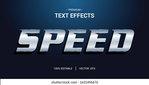 Sports editable text effect, Abstract digital technology modern alphabet fonts, Speed automotive racing sports text 
