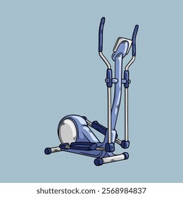 Sports equipment an elliptical trainer 