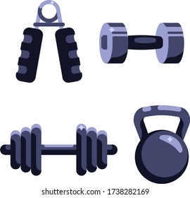 Sports Equipment for fitness and powerliftingin a gum