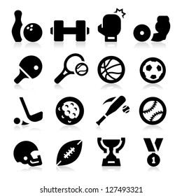  Sports Equipment Icons