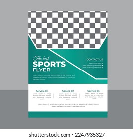 Sports Event, Championship, Final Tournament Flyer, poster A4 size template