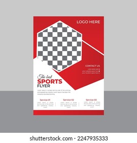 Sports Event, Championship, Final Tournament Flyer, poster A4 size template