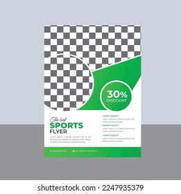 Sports Event, Championship, Final Tournament Flyer, poster A4 size template