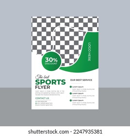 Sports Event, Championship, Final Tournament Flyer, poster A4 size template