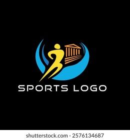 sports event logo design vector