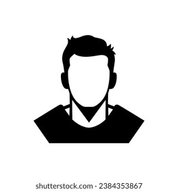 sports Fan Icon on White Background - Simple Vector Illustration