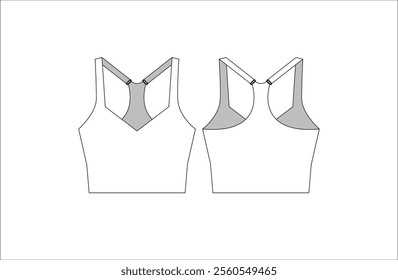 sports , fashion and fitness bra for women fully editable file