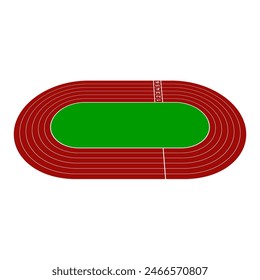 Sports field end equipment. Sports stadium or arena and ground. Vector Illustration isolated on background