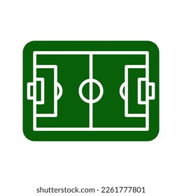 Sports field. Football. Soccer. Playground. simple icon. vector illustration