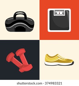 sports fitness design 