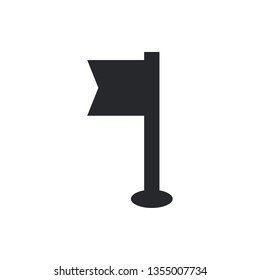 sports flag flat vector icon