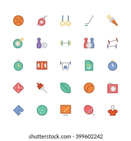 Sports flat bold vector icon  6