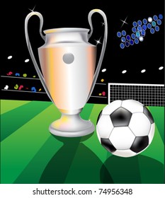 Sports. Football. A cup.