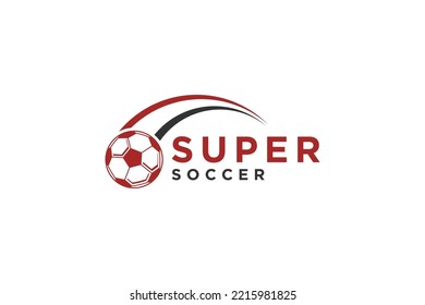 Sports football logo design super soccer icon  symbol tournament