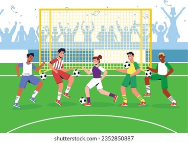 Sports football players professional team