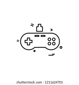 Sports and games icon design vector