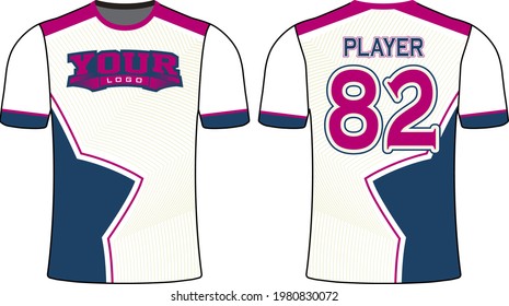 Sports gear template mockup perfect fit for all sports. The designs that go on casual wear, shirts design, fashions apparels, and all kind of sports gear 