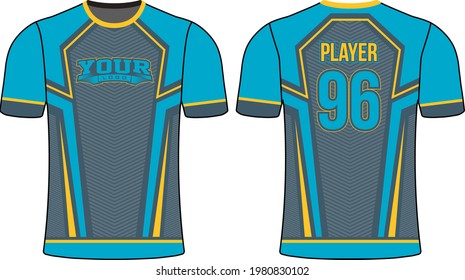 Sports gear template mockup perfect fit for all sports. The designs that go on casual wear, shirts design, fashions apparels, and all kind of sports gear 