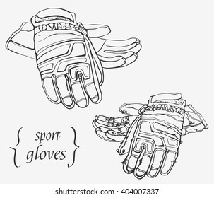 how to draw gloves