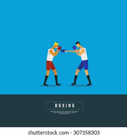 Sports Graphic Design - Boxing 