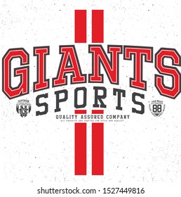 sports graphic for fashion design