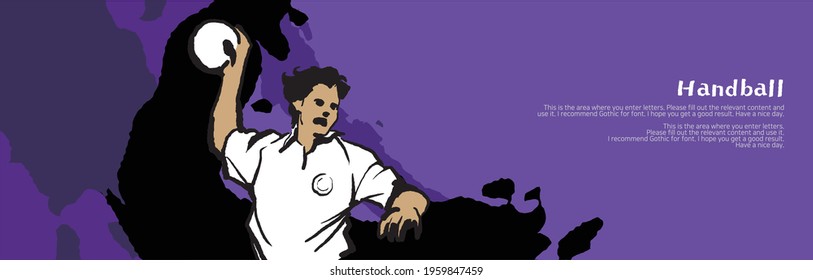 Sports graphics with a dynamic oriental painting touch
