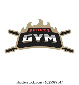 Sports gym logo.