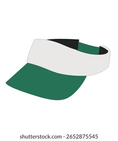 sports hat. visor cap.Vector illustration visor cap