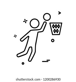 Sports icon design vector 