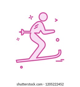 Sports icon design vector