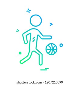 Sports icon design vector
