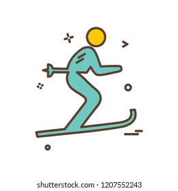 Sports icon design vector