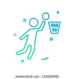 Sports icon design vector 