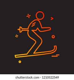 Sports icon design vector