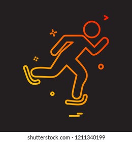 Sports icon design vector 