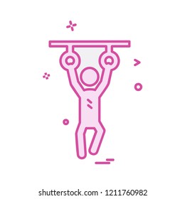Sports icon design vector