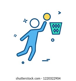 Sports icon design vector 