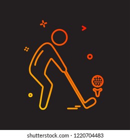 Sports icon design vector