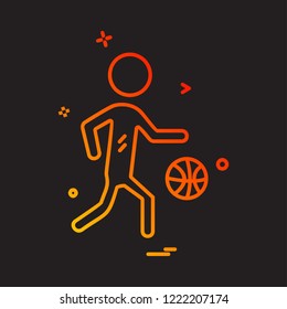 Sports icon design vector