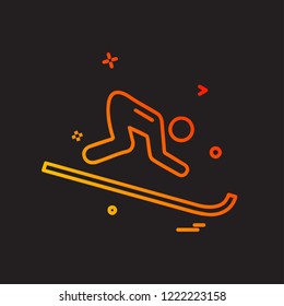 Sports icon design vector