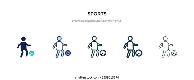 sports icon in different style vector illustration. two colored and black sports vector icons designed in filled, outline, line and stroke style can be used for web, mobile, ui
