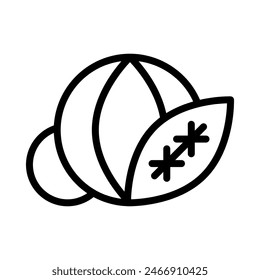 Sports icon or logo illustration outline black style	

