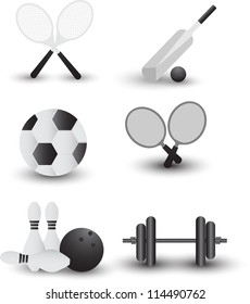 sports icon set