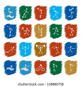 Sports icon set