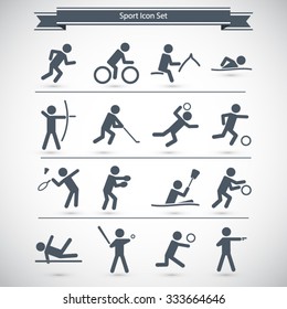 Sports icon set