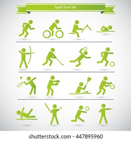 Sports icon set