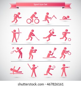 Sports icon set