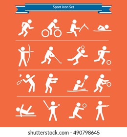 Sports icon set